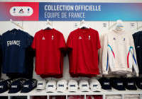 FILE PHOTO: Paris 2024 Olympics - Paris 2024 holds visit of Champs-Elysees Olympics megastore